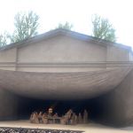 © J. Weber, Passionsspiele 2022: Draufsicht auf Bühne von Zuschauertribüne © J. Weber, Passionsspiele 2022: Draufsicht auf Bühne von Zuschauertribüne