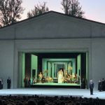 © J. Weber, Passionsspiele 2022: Draufsicht auf Bühne von Zuschauertribüne © J. Weber, Passionsspiele 2022: Draufsicht auf Bühne von Zuschauertribüne